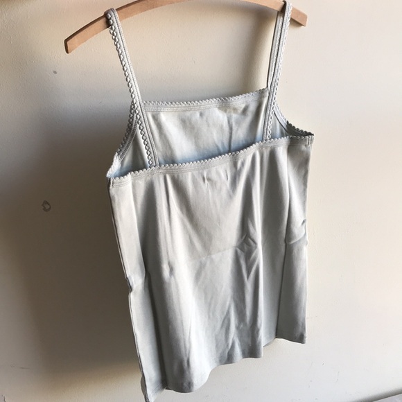 NWT Madewell THOMPSON CAMI TANK size Large ashen sage green - Picture 3 of 9